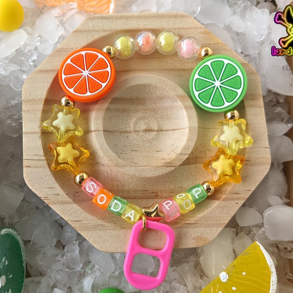 ORANGE LIME SODA POP | K-POP DEMON HUNTERS FAN FRIENDSHIP BRACELET